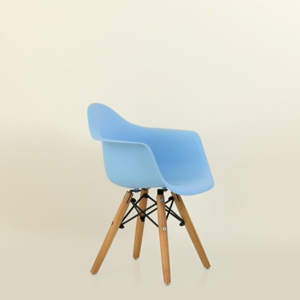 Eames KIDS, кресло детское, N-2, голубой, М