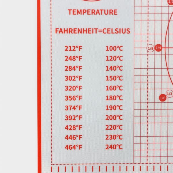 BAKERY, коврик для выпечки и раскатки теста, 50x40см, армированный, с разметкой, силикон