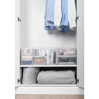 РОЛЛИ, контейнер, 11,5 л, 24,2x12,9x44,7 см, прозрачный