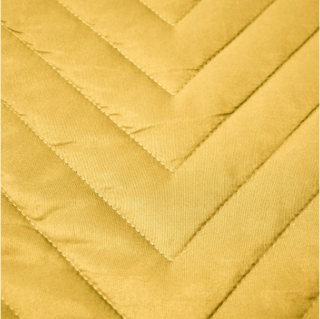 НИКОЛОСИ, покрывало, 240x200 см, микрофибра, желтый