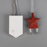 "Бахрома", гирлянда 1.8х0.5м , IP20, прозрачная нить, 48 LED, свечение тёплое белое, 8 режимов, 220В