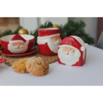 "Дедушка Мороз", салфетница Доляна, 8,5×7×9см