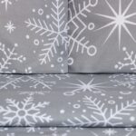 Snow fall, постельное бельё Этель евро, 200х217см, 220х240см, 70х70см - 2шт, бязь