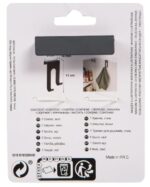 Delinia, крючок для фасада, 11x6x4.2см сталь, хром