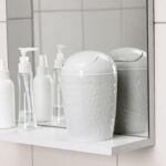 Контейнер для мусора настольный Tule, 1 л, d=11,2 см, h=17,5 см, светло-серый