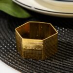 Кольцо для салфетки Noble, 4,8×4,2×2,5 см, золото
