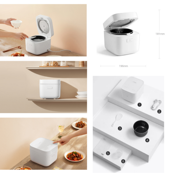 XIAOMI Mijia Mini Rice Cooker 2, мультиварка, 1,5 л