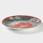 "Огненный дракон", тарелка, d=24 см, фарфор