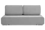 UNO, диван-кровать, светло-серый, велюр, М2