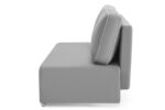 UNO, диван-кровать, светло-серый, велюр, М2