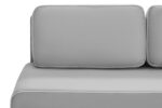 UNO, диван-кровать, светло-серый, велюр, М2