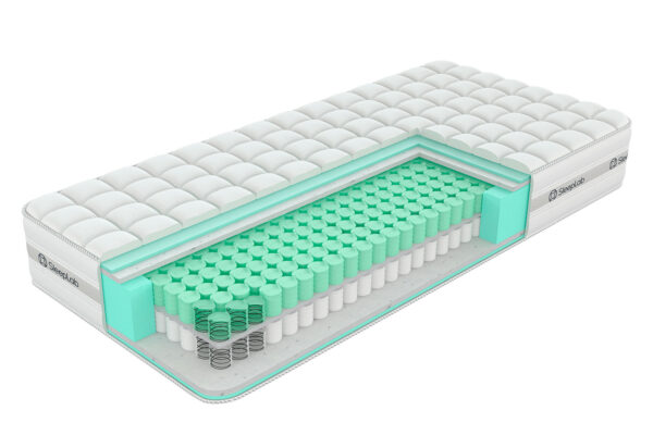 SleepLAB TWIN, матрас с двухслойным пружинным блоком, 140х200см, H=27см