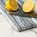 Graystone, мраморная доска для подачи, 38х18 см, серый