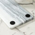 Graystone, мраморная доска для подачи, 38х18 см, серый