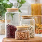 Эко, набор банок для сыпучих продуктов Magistro, 3 предмета: 350 мл, 800 мл, 1,2 л