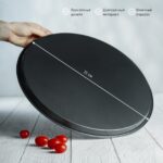 "Жаклин", форма для пиццы, d=35 см, антипригарное покрытие, чёрный