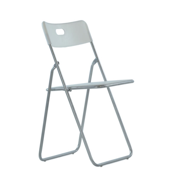 EAMES, стул складной, N-299, Fold, металлокаркас белый, М