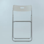 EAMES, стул складной, N-299, Fold, металлокаркас белый, М