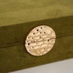 ЯДРО, шкатулка, текстиль, 12х25х7,8 см, зеленый