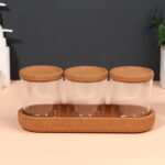 Korely, набор органайзеров для хранения косметических принадлежностей, 25,6×11×9,1см , прозрачный
