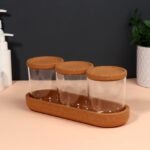 Korely, набор органайзеров для хранения косметических принадлежностей, 25,6×11×9,1см , прозрачный