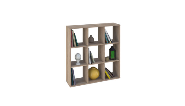 HOME SMART, стеллаж кубический, 3х3, 9 секций, дуб