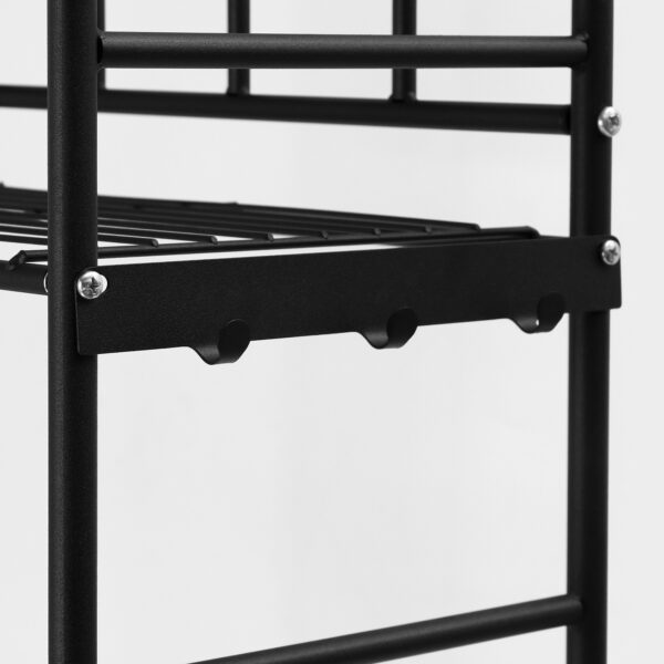 LOFT ART, стеллаж 3-х ярусный, 43х26х93,5 см, чёрный