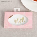 "LOVE", Подставка под чайный пакетик