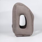 Подушка надувная, 50×35×30см, в чехле, серый