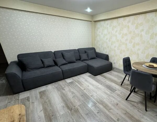 СИЭТЛ 351, угловой диван-кровать, графит, М7
