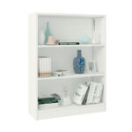 HOME SMART, стеллаж, белый, 80x28x106см
