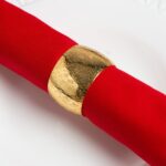 "Red pleasure", набор салфеток с декорат. кольцами, 40х40 см - 2 шт, 100% хл, саржа 190гр/м2