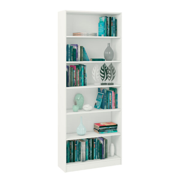 HOME SMART, стеллаж, белый, 80x28x202см, М2
