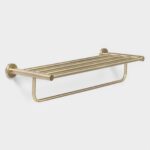 Stolz Loft basic, полка для ванной, с держателем для полотенец, бронзовый