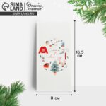 ВИНТЕР, конверт для денег, 16,5х8 см, счастья в новом году