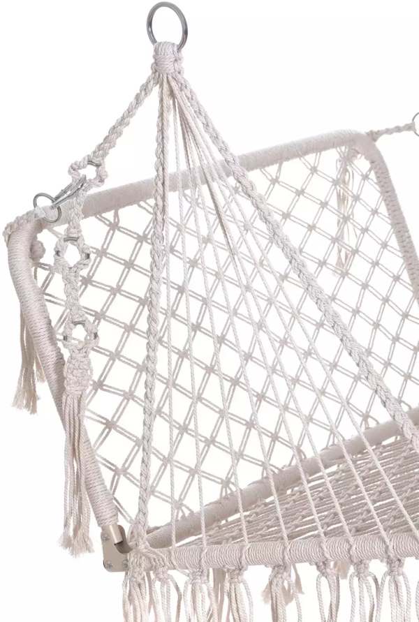 BOHO, качели-гамак подвесной, 90х60см, бежевый