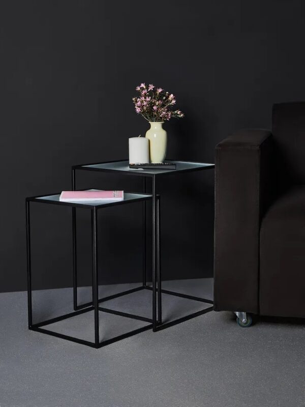 Cube S, стол журнальный, 31х31х43 см, чёрный