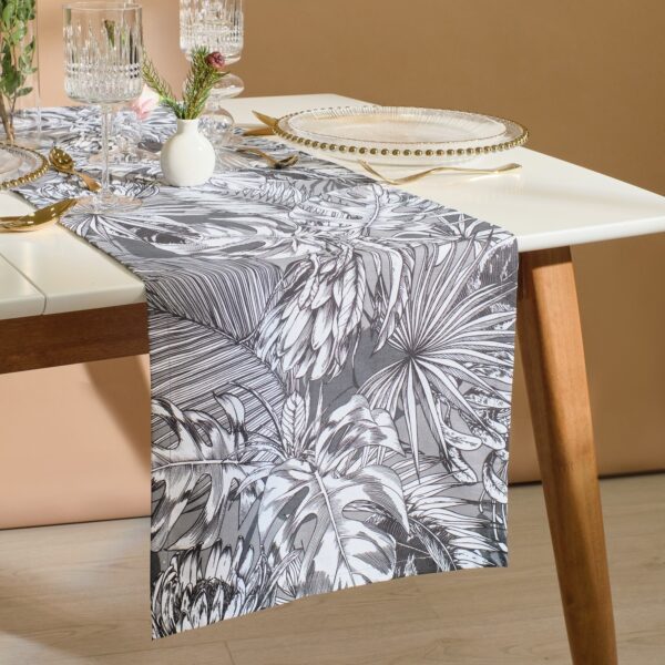 Этель Palm leaves, дорожка 40х149 см, 100% хл, саржа 190 г/м2