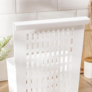 ИДЕА, корзина для хранения подвесная на дверцу, 25х13х36 см, белый