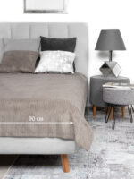 Покрывало UNO BINGO COCOA 135x210, коричневый, 100% полиэстер, 1,5сп