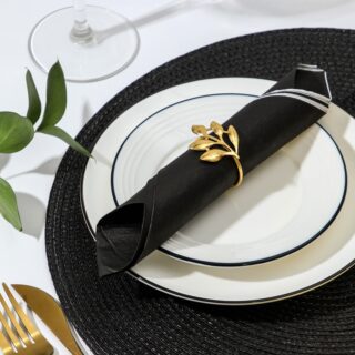 ЛЕПЕСТКИ, кольцо для салфетки, золотой