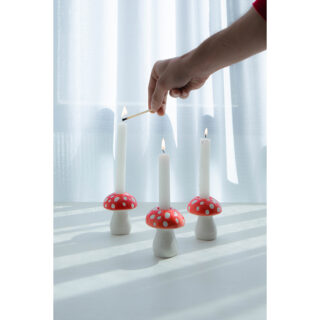 АМАНИТА, подсвечник, 7,5 см, грибочек