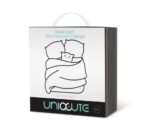 UNIQCUTE, комплект постельного белья ЕВРО, рутил (темно-серый) 50х70см, поплин