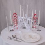 ХЮГГЕ, свеча витая, 25см, белый