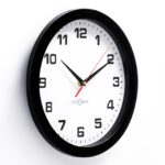 КЛАССИКА, часы настенные, бесшумные, 28 см, черный