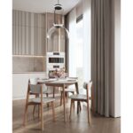 ОРИОН Classic+, стол раздвижной, 100/130х76 см, дуб/белый