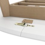 ОРИОН Classic+, стол раздвижной, 100/130х76 см, дуб/белый