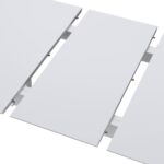 ПЕГАС Classic+, стол раздвижной, 153/188х89 см, белый