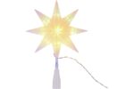 ВИНТЕР VEGAS Верхушка на ёлку, звезда 8-конечная, 10 LED теплый, 30 см, с таймером, батарейки