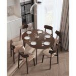 ОРИОН Classic+, стол раздвижной, 100/130х76 см, орех